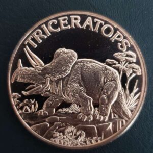 Triceratops Coin